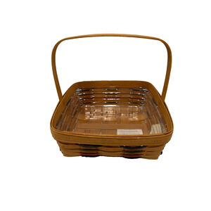 1994 Longaberger Woven Traditions Pie Basket w/Protector 12211 Made in USA